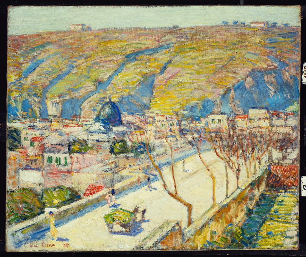 Broen ved Posilippo, Napoli af Childe Frederick Hassam