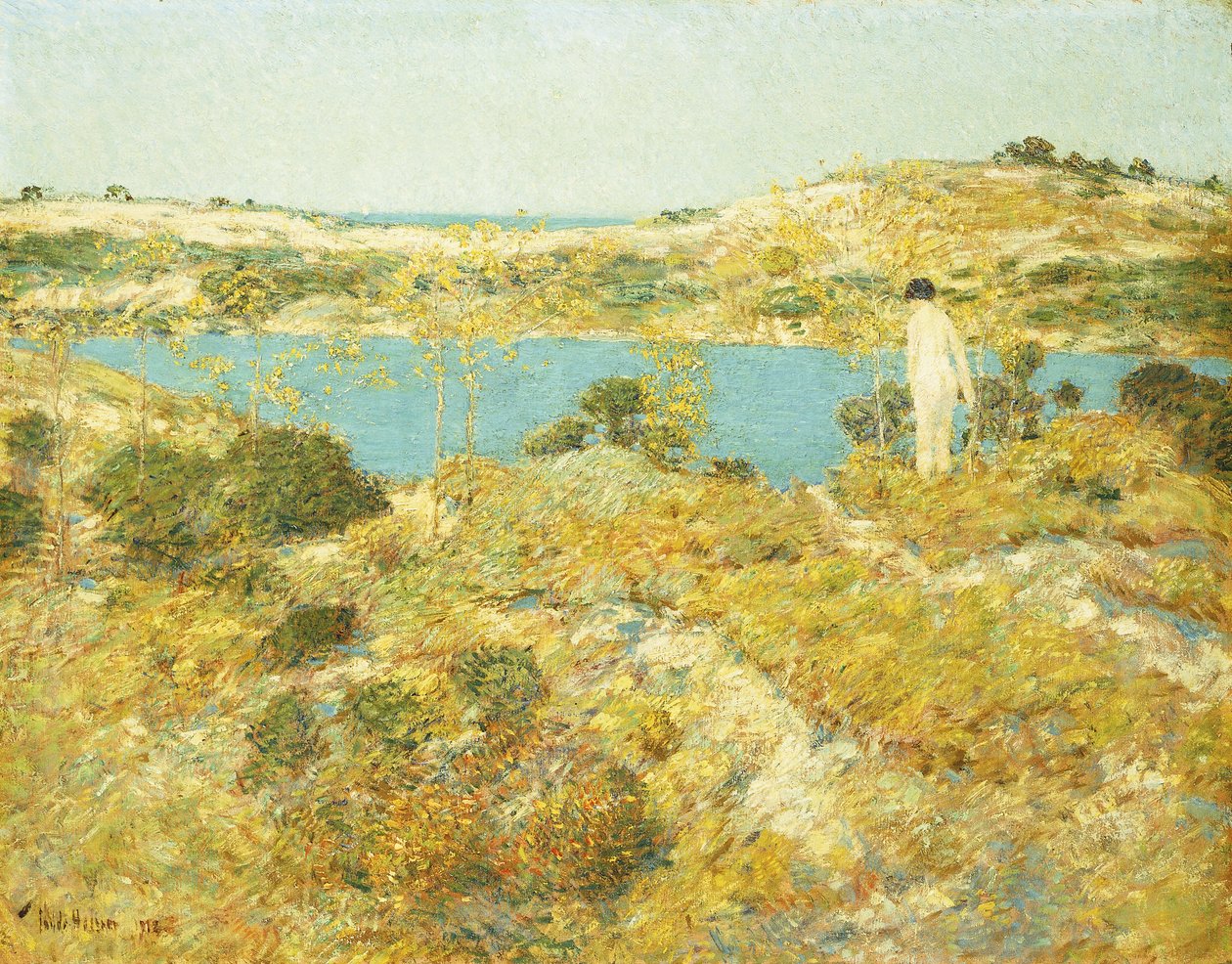 Klit pool af Childe Frederick Hassam