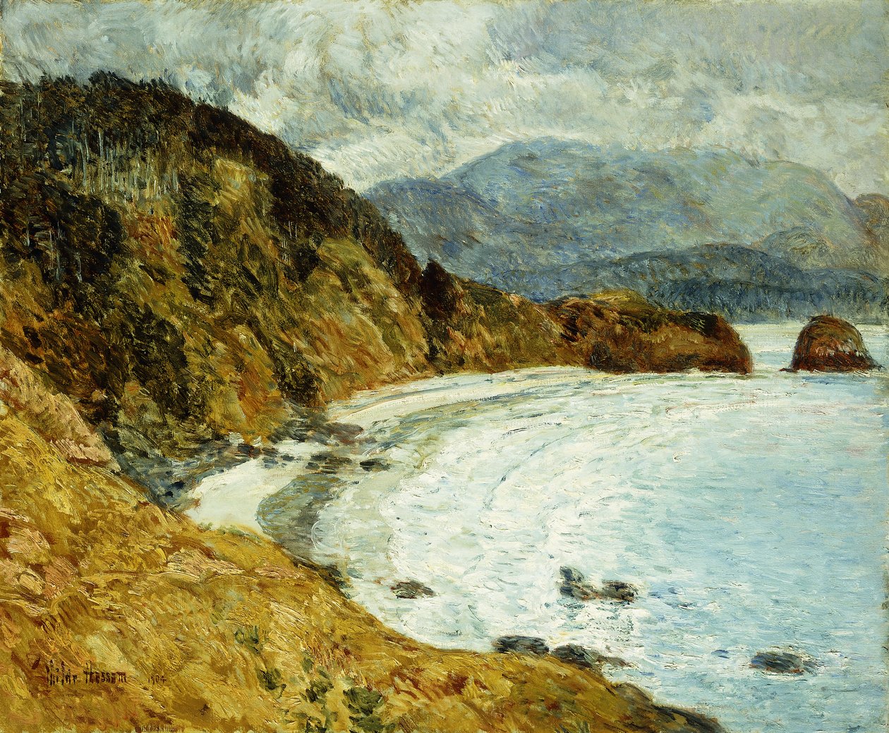 Ecola Beach, Oregon af Childe Frederick Hassam