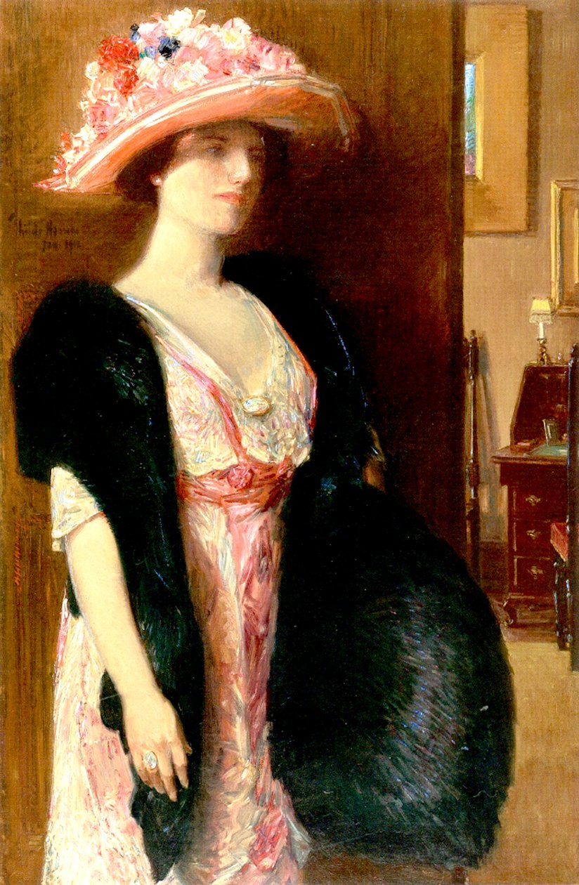 Fire Opals (olie på lærred) af Childe Frederick Hassam