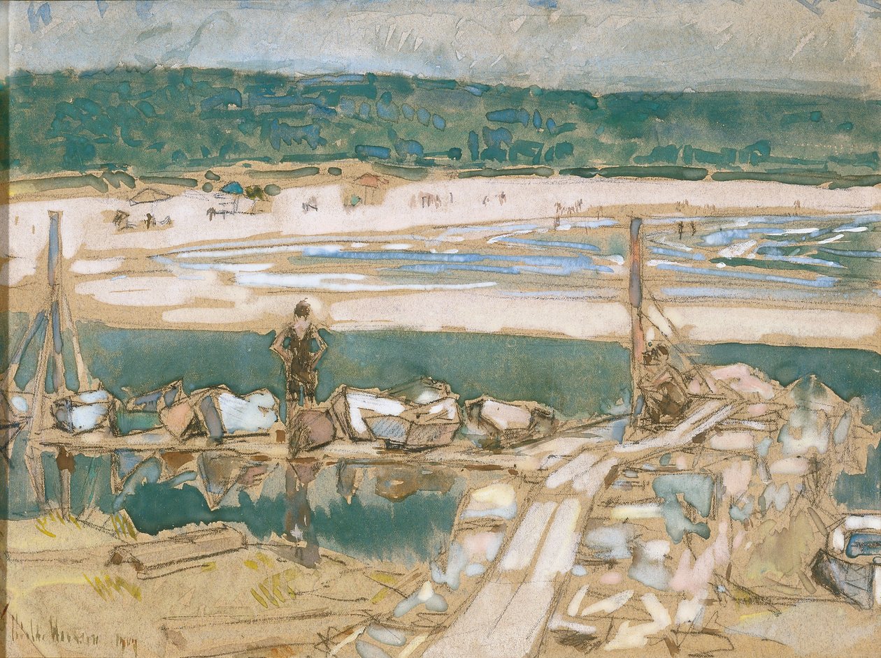 Good Harbor Beach, Gloucester af Childe Frederick Hassam