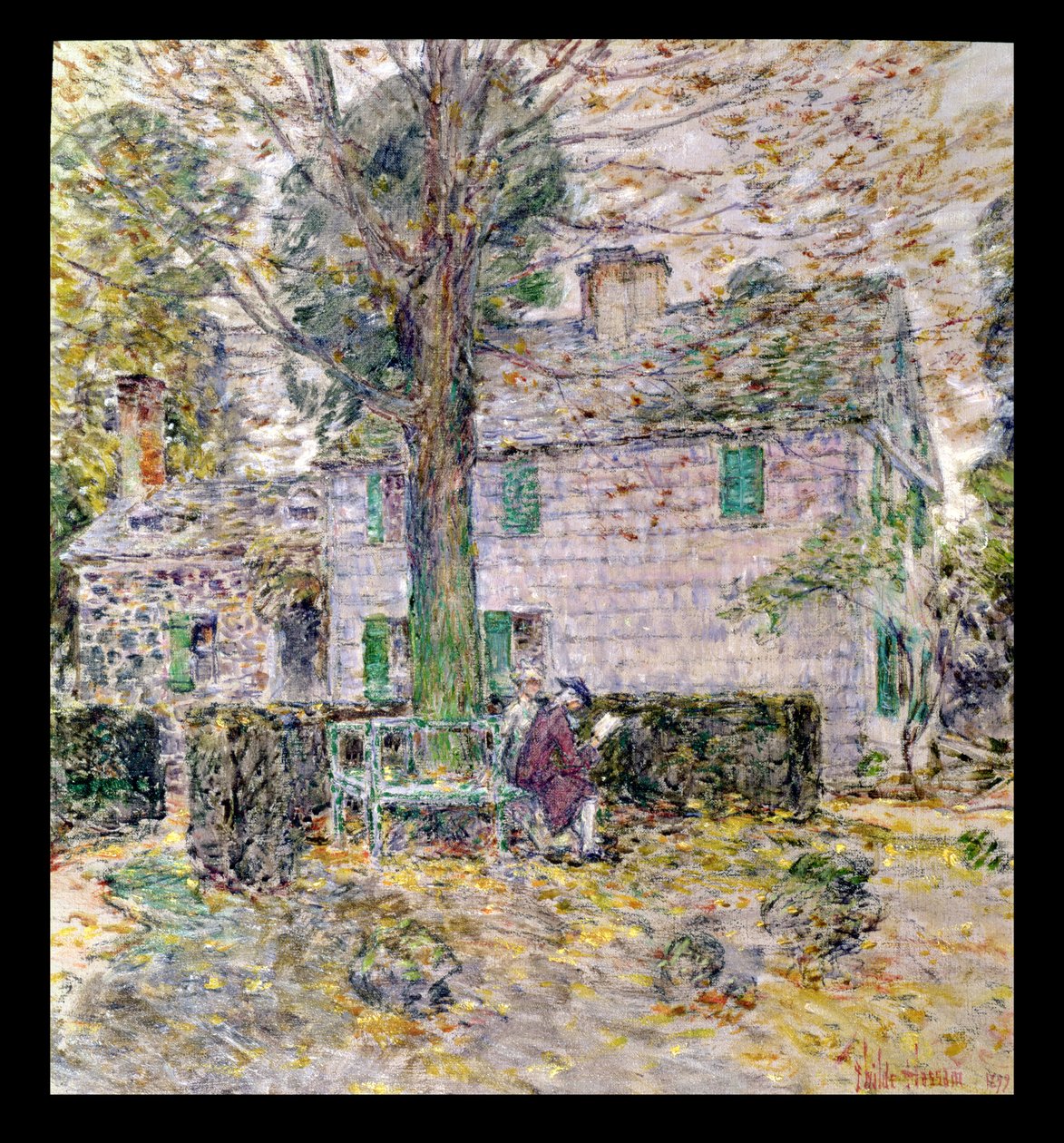 Indian Summer in Colonial Days af Childe Frederick Hassam