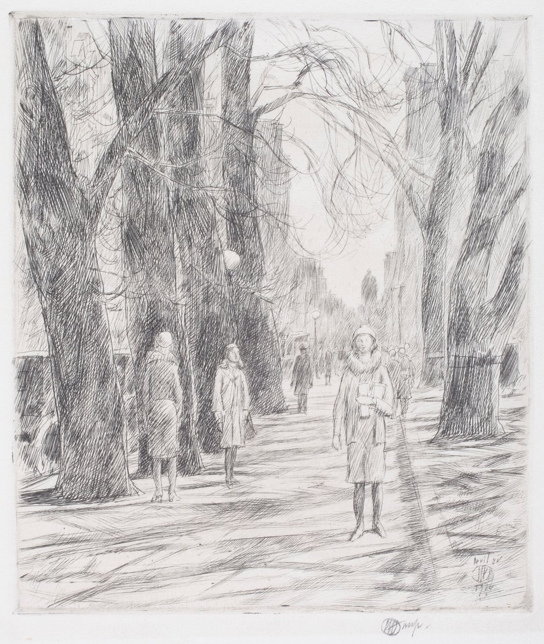 Lafayette Square, Washington af Childe Frederick Hassam