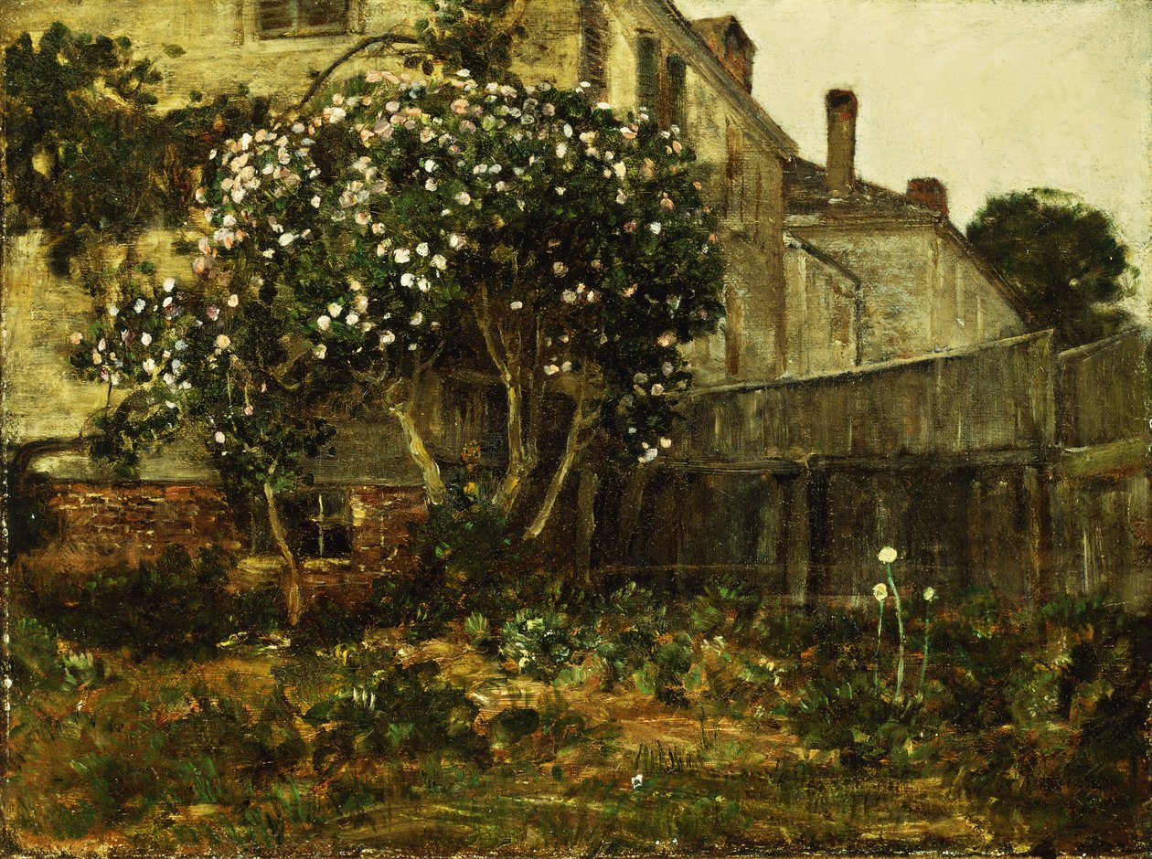 Lilla tid, ca. 1884 (olie på lærred) af Childe Frederick Hassam