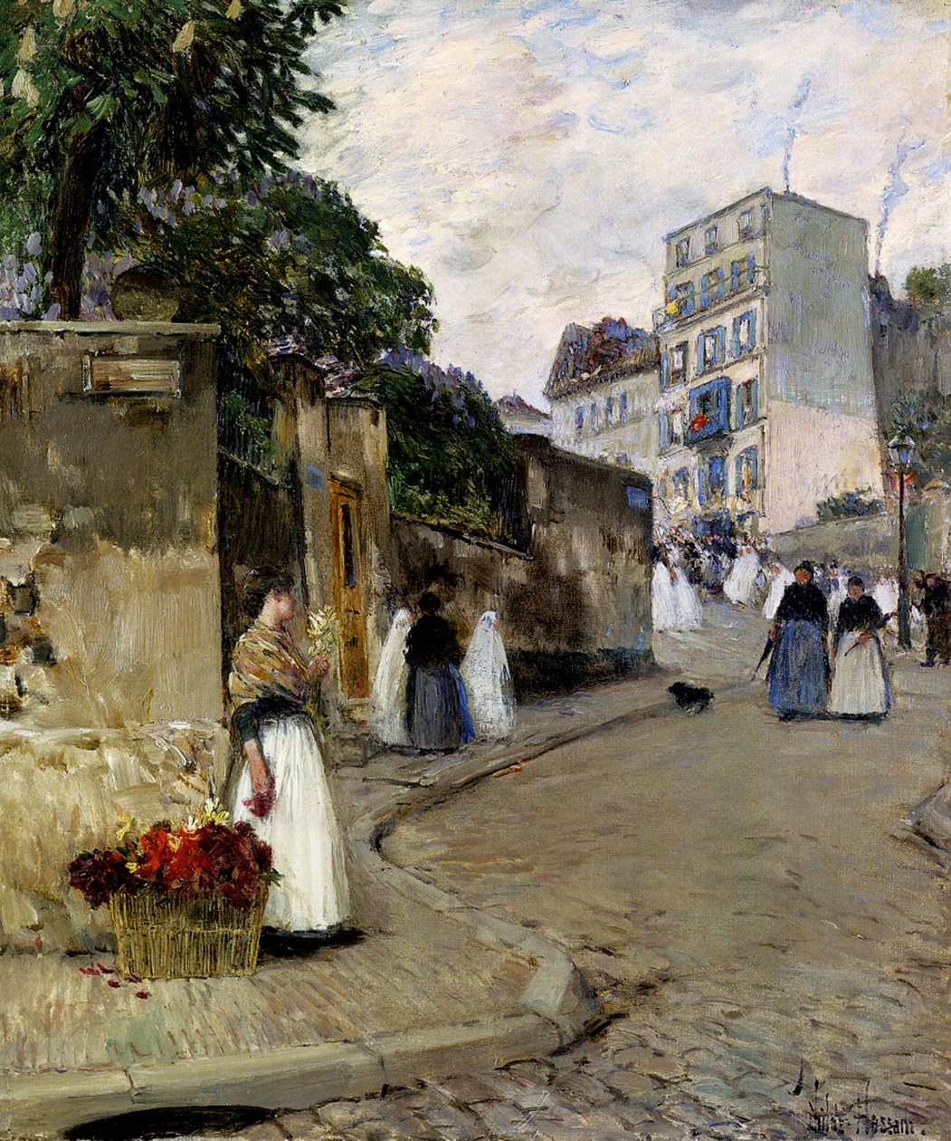 Montmartre, Paris af Childe Frederick Hassam