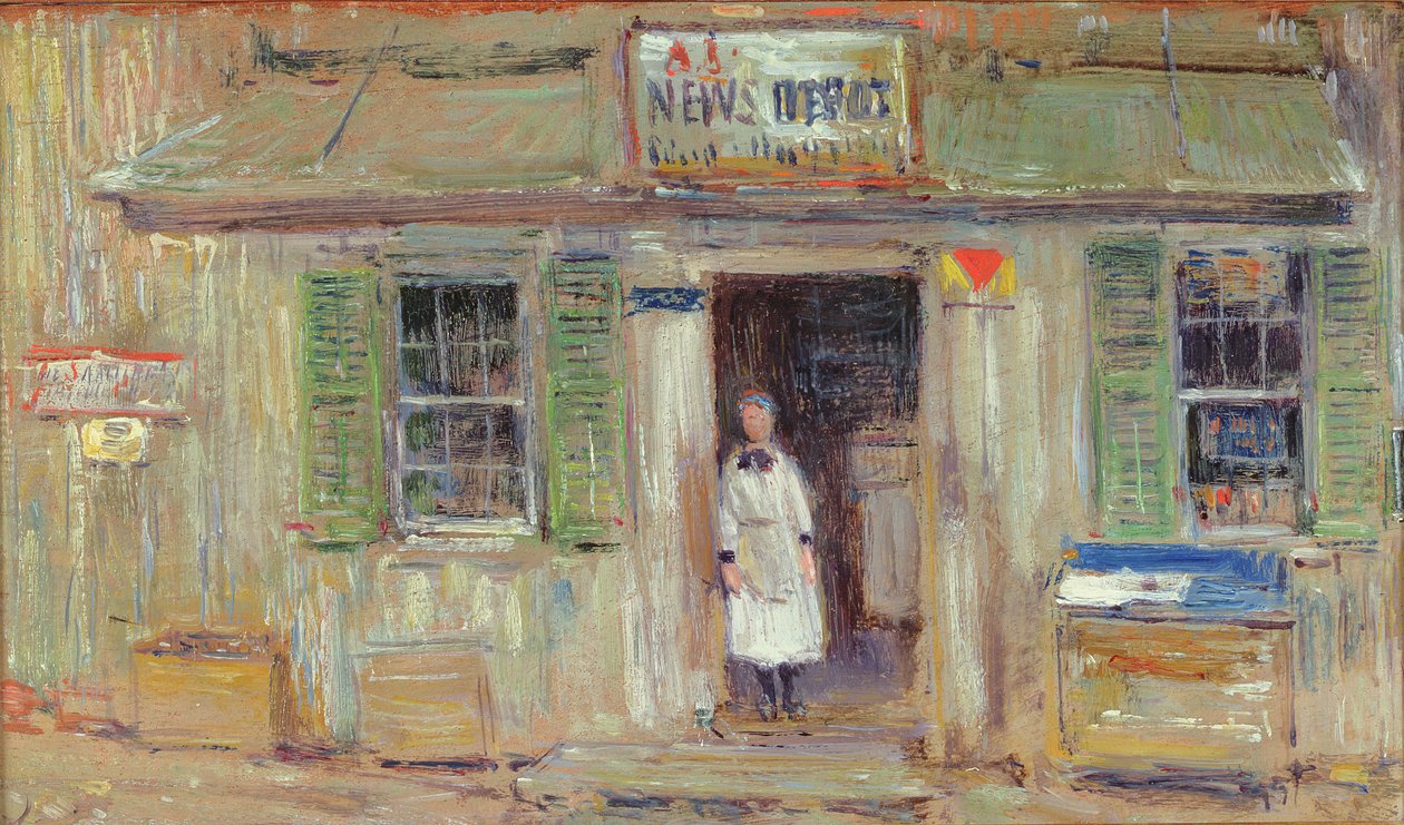 Nyhedsdepot, Cos Cob af Childe Frederick Hassam