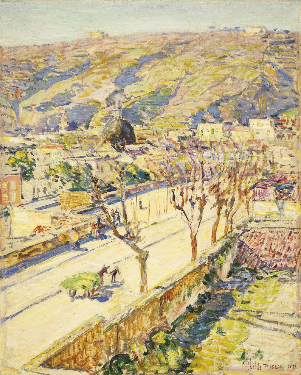 Posillipo, Italien af Childe Frederick Hassam