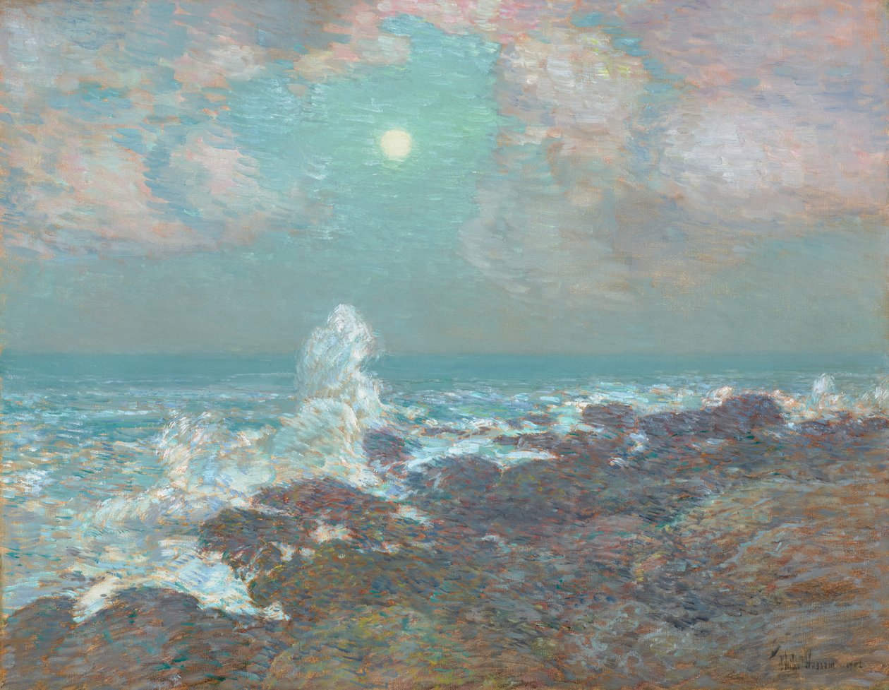 Seascape-Isles of Shoals 1902 (Olie på lærred) af Childe Frederick Hassam