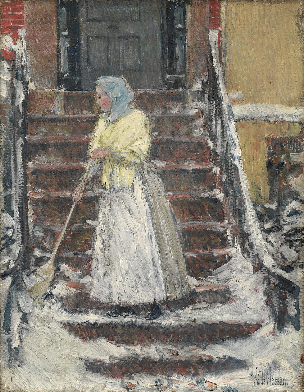 Fejer sne af Childe Frederick Hassam