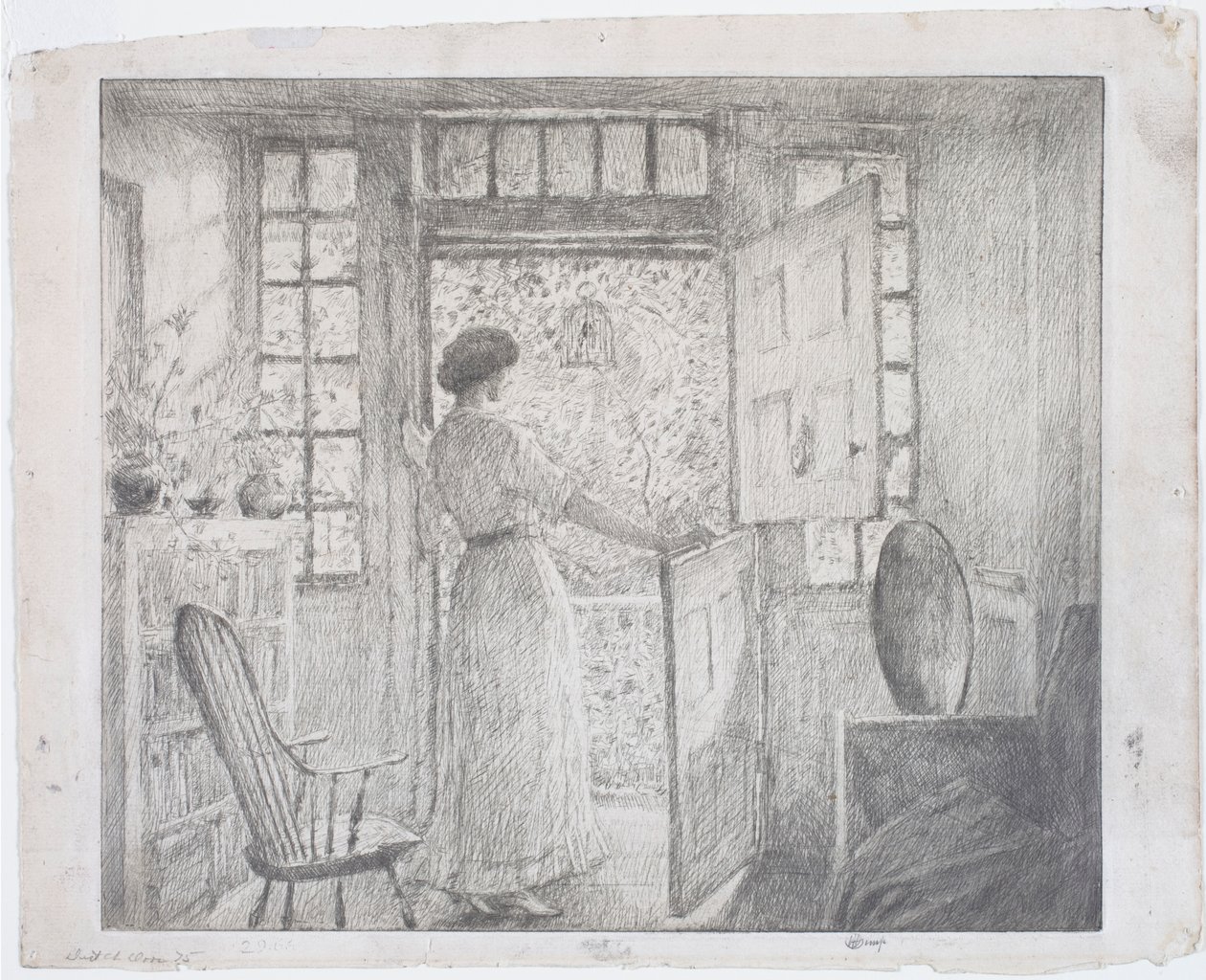 Den hollandske dør af Childe Frederick Hassam