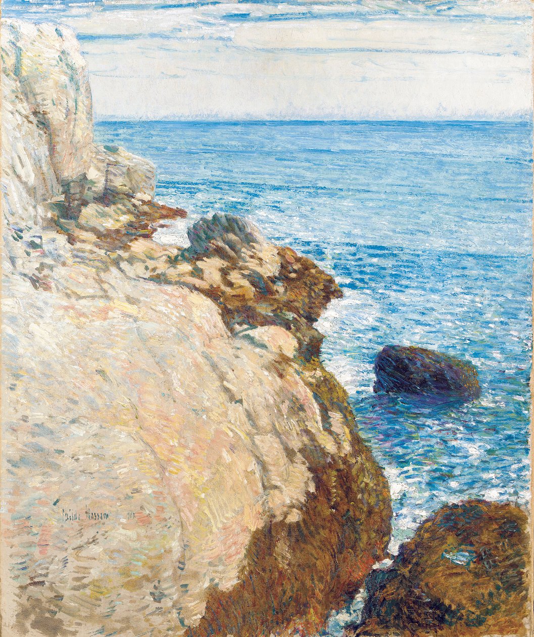 The East Headland, Appledore - Isles of Shoals af Childe Frederick Hassam