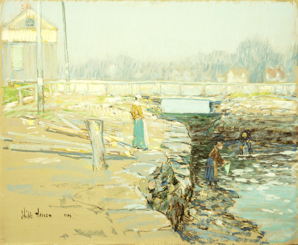 Mølledæmningen, Cos Cob af Childe Frederick Hassam