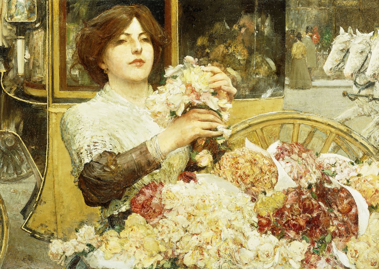 Rosenpigen af Childe Frederick Hassam