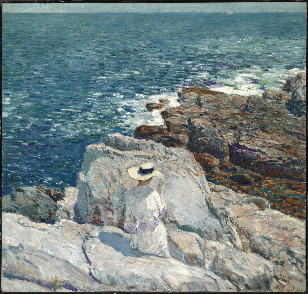 The South Ledges, Appledore af Childe Frederick Hassam