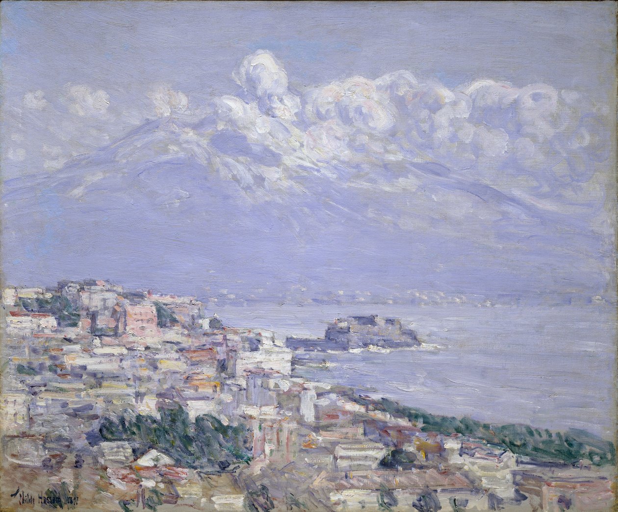 Vesuv af Childe Frederick Hassam