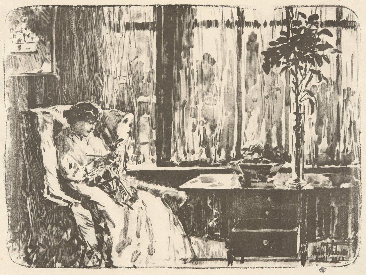 Bredt gardin af Childe Hassam