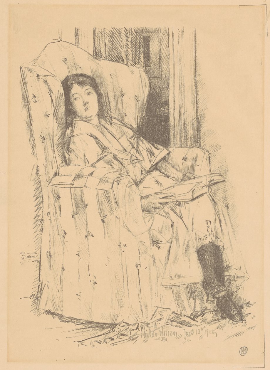 Deshabille af Childe Hassam