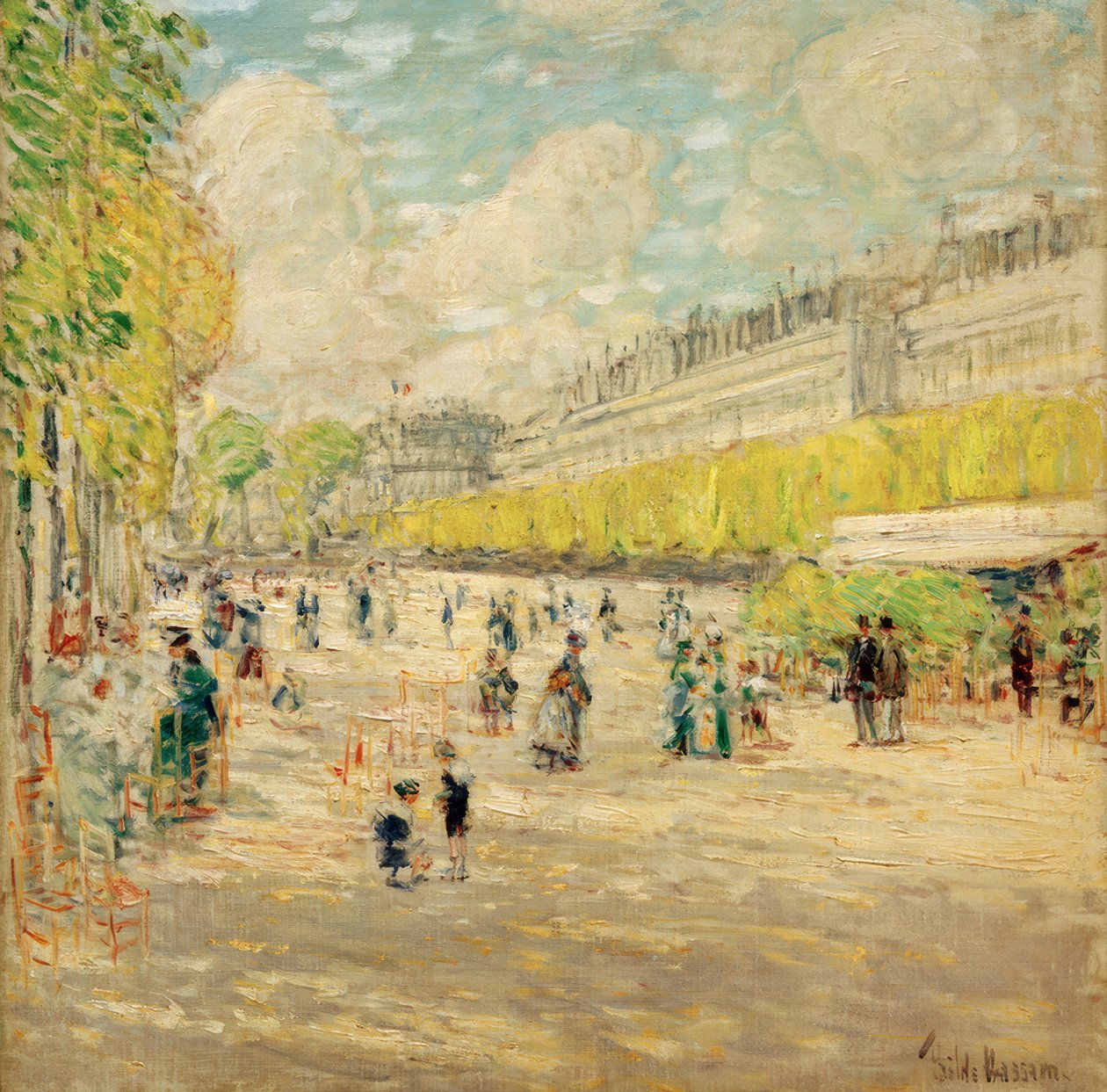 Tuilerierne af Childe Hassam