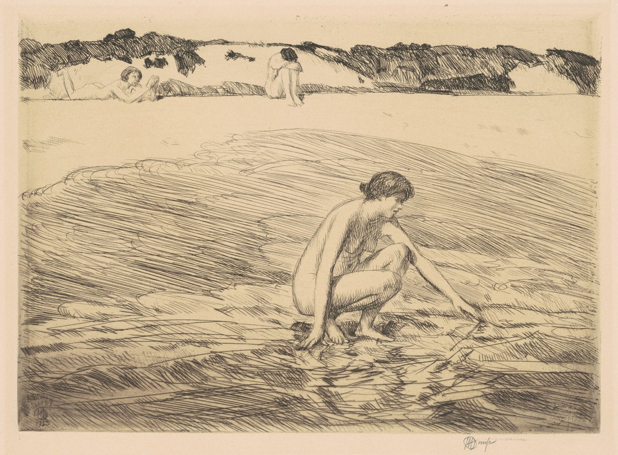 Højvande, Montauk af Childe Hassam