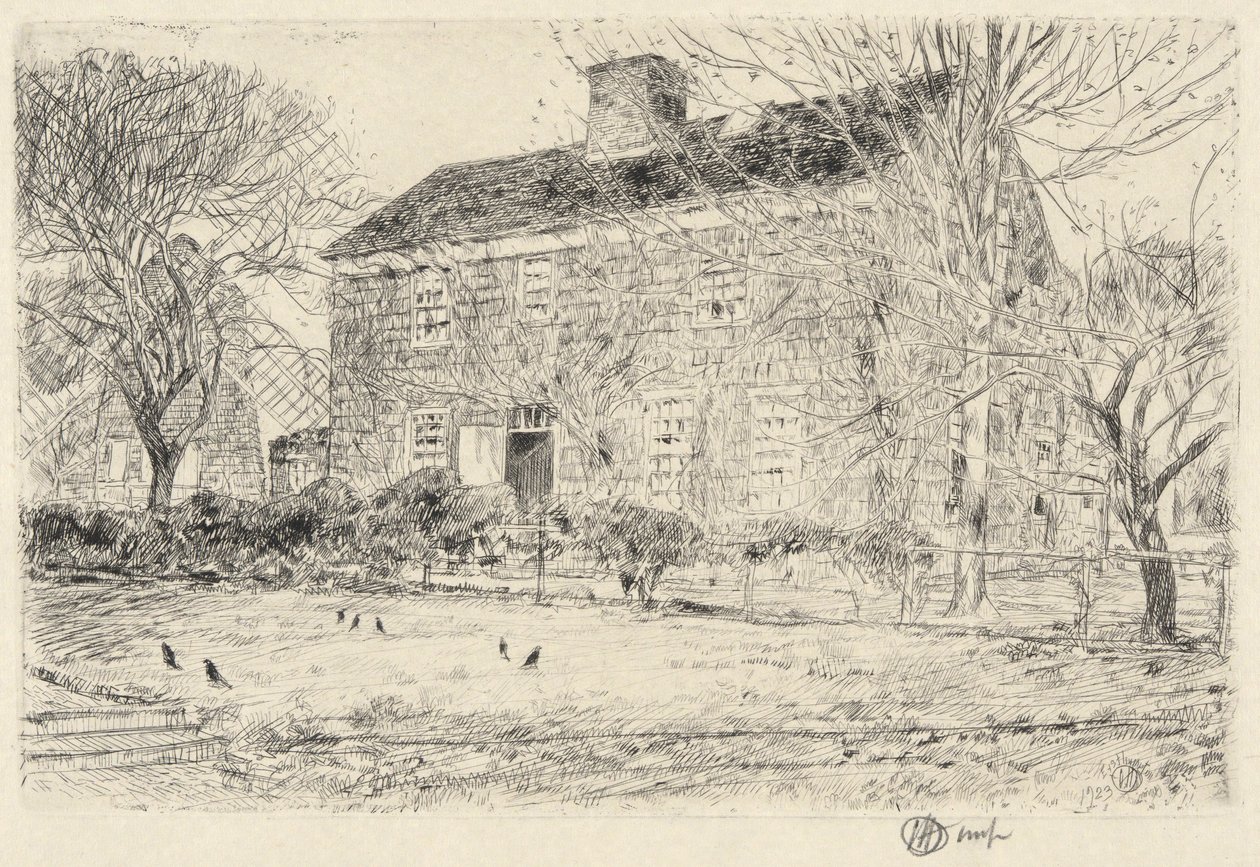 Home Sweet Home, nr. 2, Easthampton, 1923 af Childe Hassam