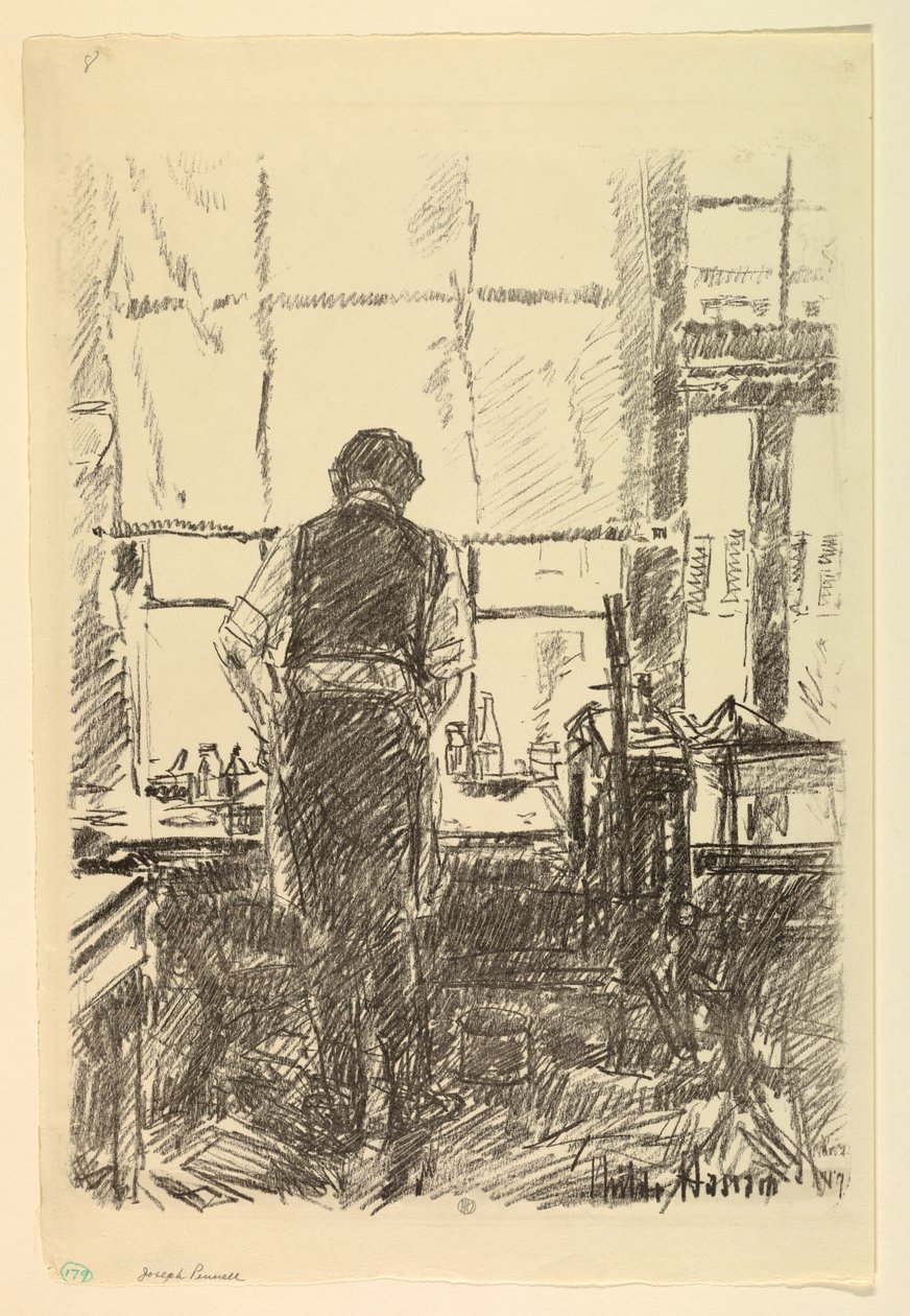 Joseph Pennell af Childe Hassam