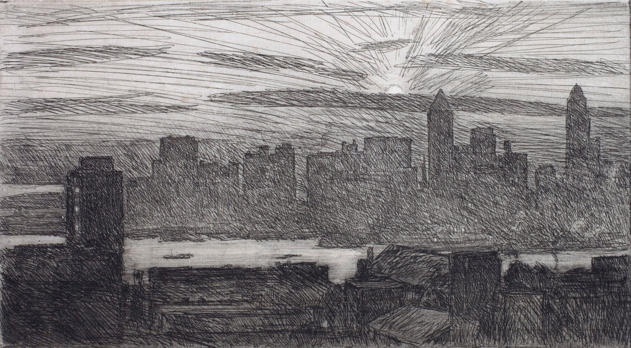 Manhattan af Childe Hassam