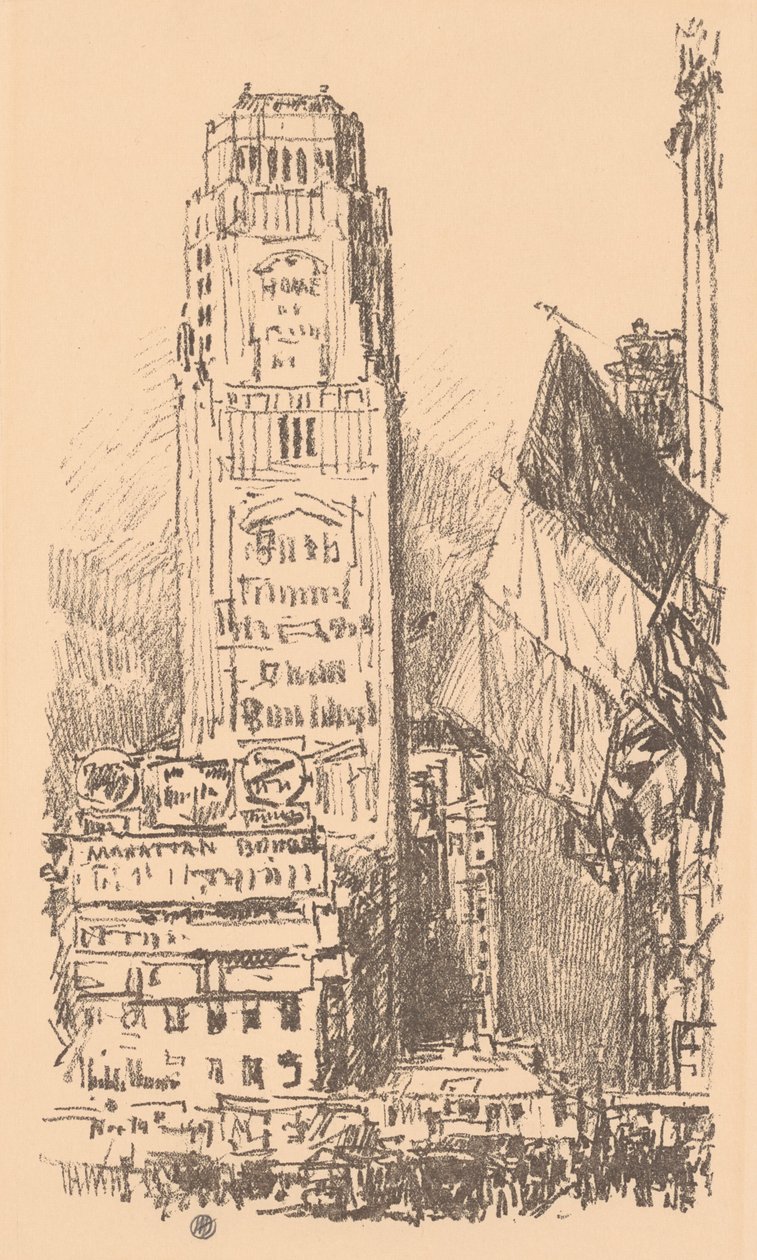 New York buket af Childe Hassam