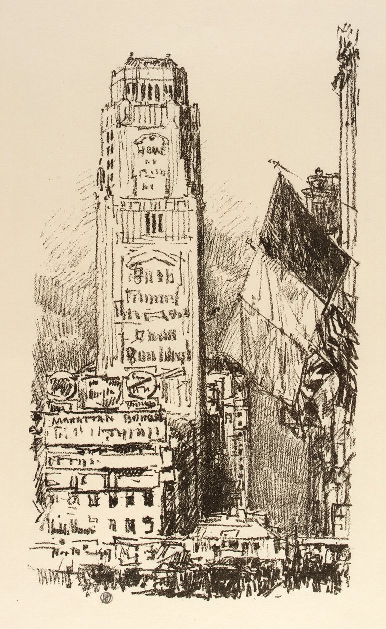 New York-buket af Childe Hassam