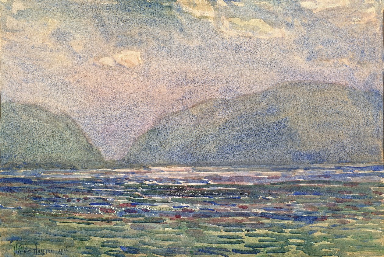 Middag over Newburgh af Childe Hassam