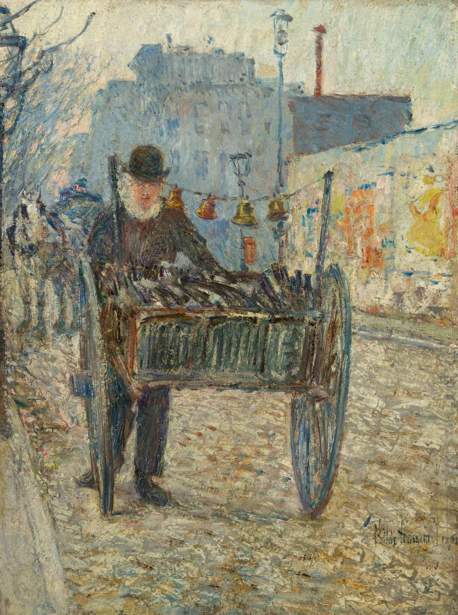 Gammel flaskesamler af Childe Hassam