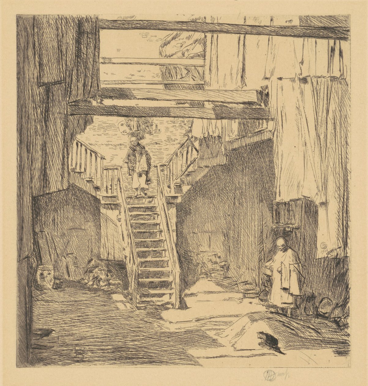 Old Chinatown, San Francisco af Childe Hassam