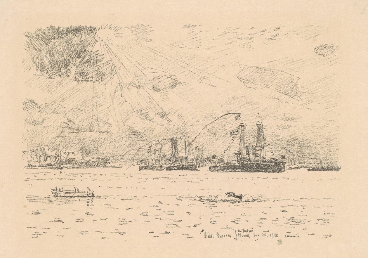 Flådens tilbagevenden af Childe Hassam