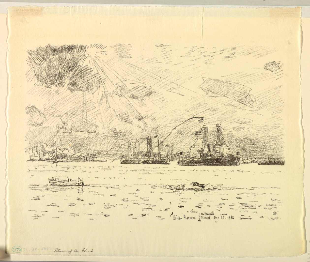 Flådens tilbagevenden af Childe Hassam