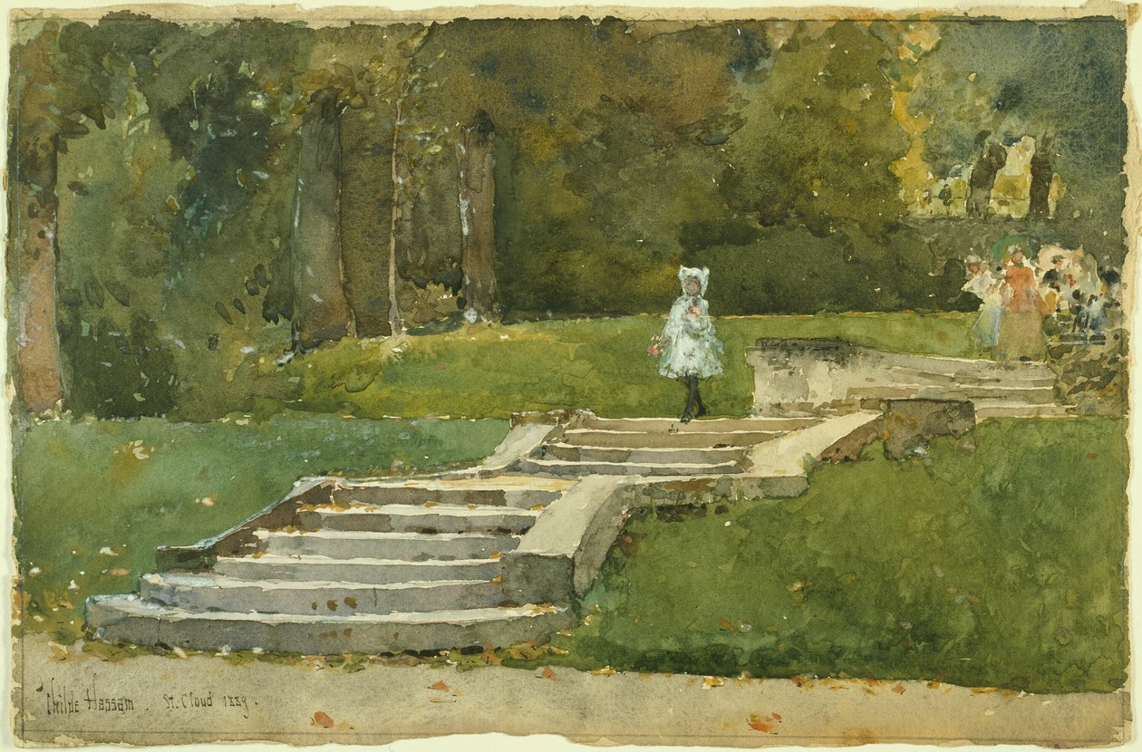 Saint-Cloud af Childe Hassam
