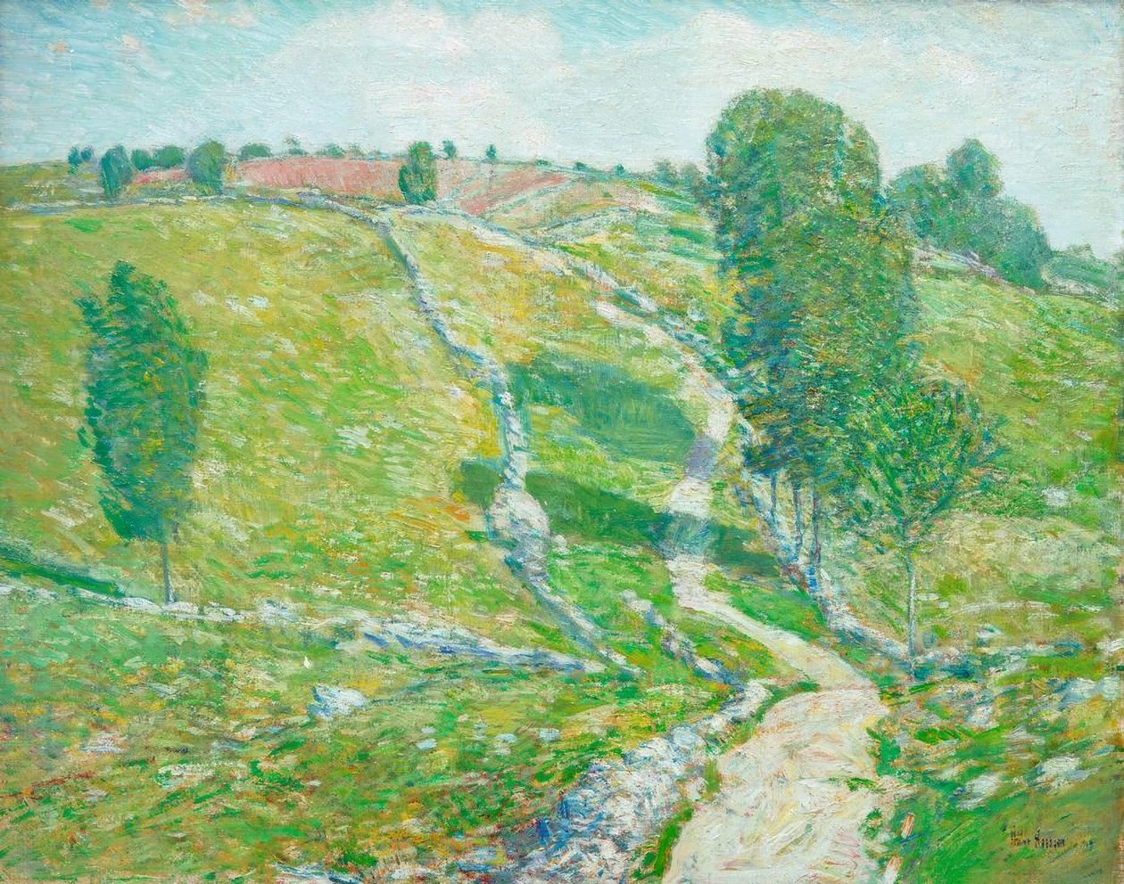Vej i Land of Nod af Childe Hassam