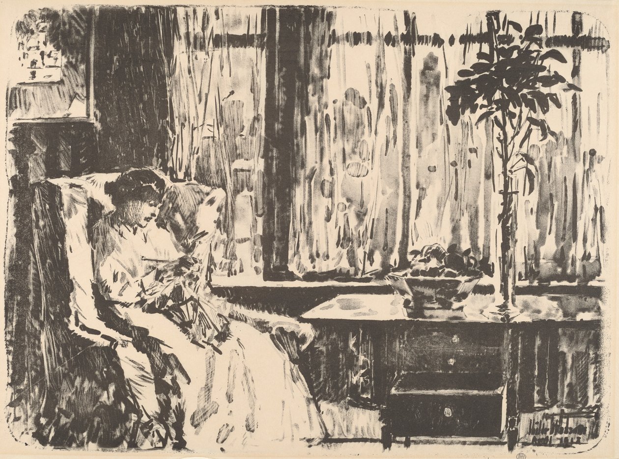 Det brede gardin af Childe Hassam