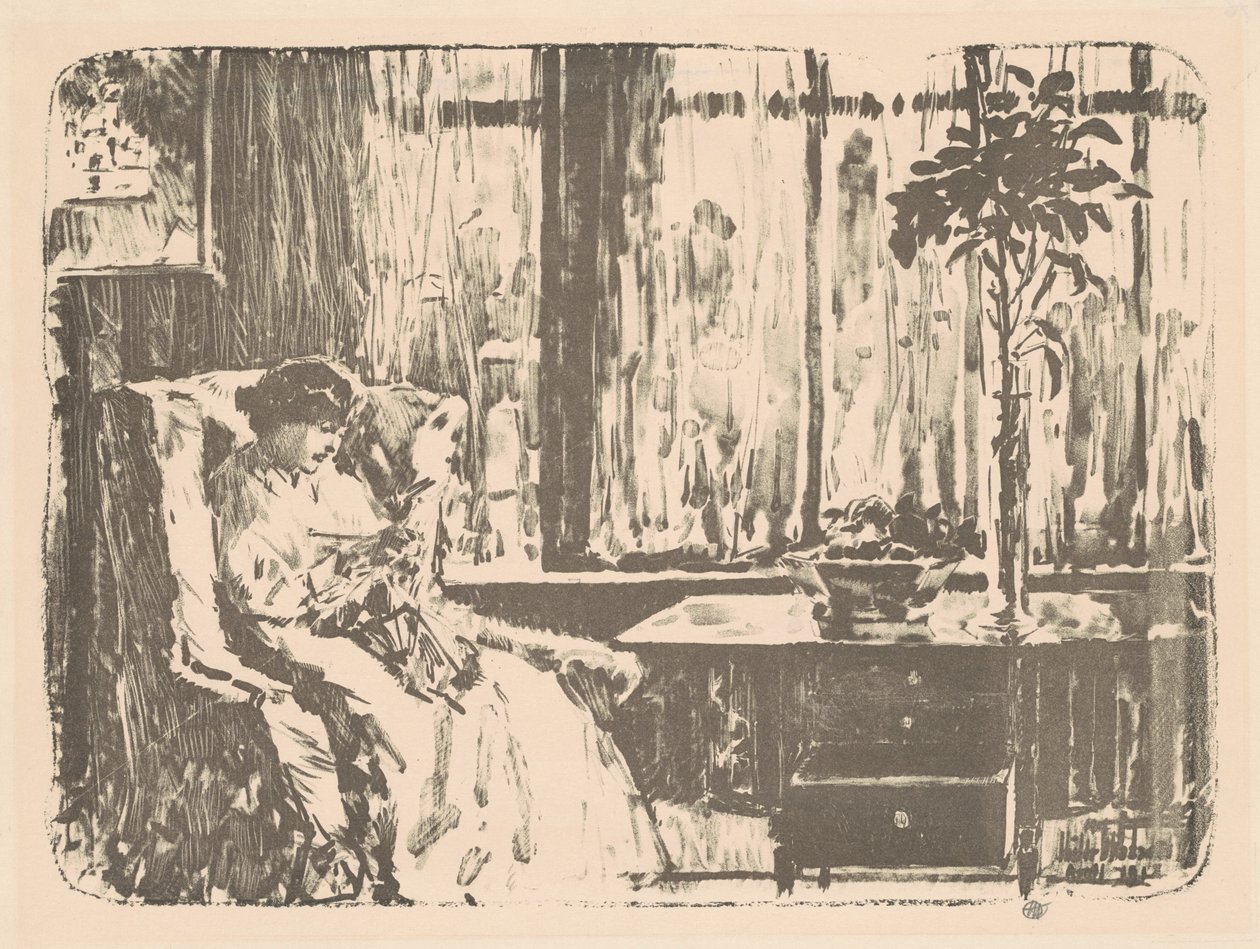 Det brede gardin af Childe Hassam