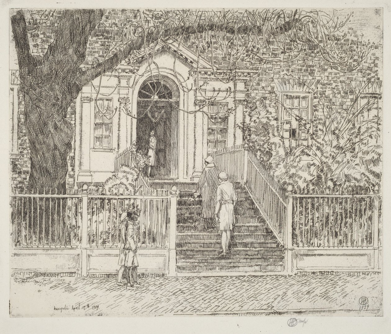 Chase-huset af Childe Hassam