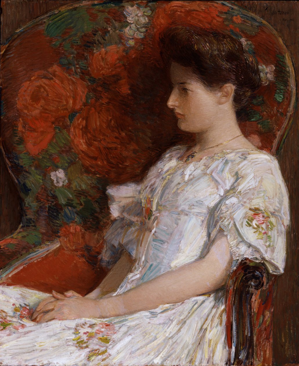 Den victorianske stol, 1906 af Childe Hassam