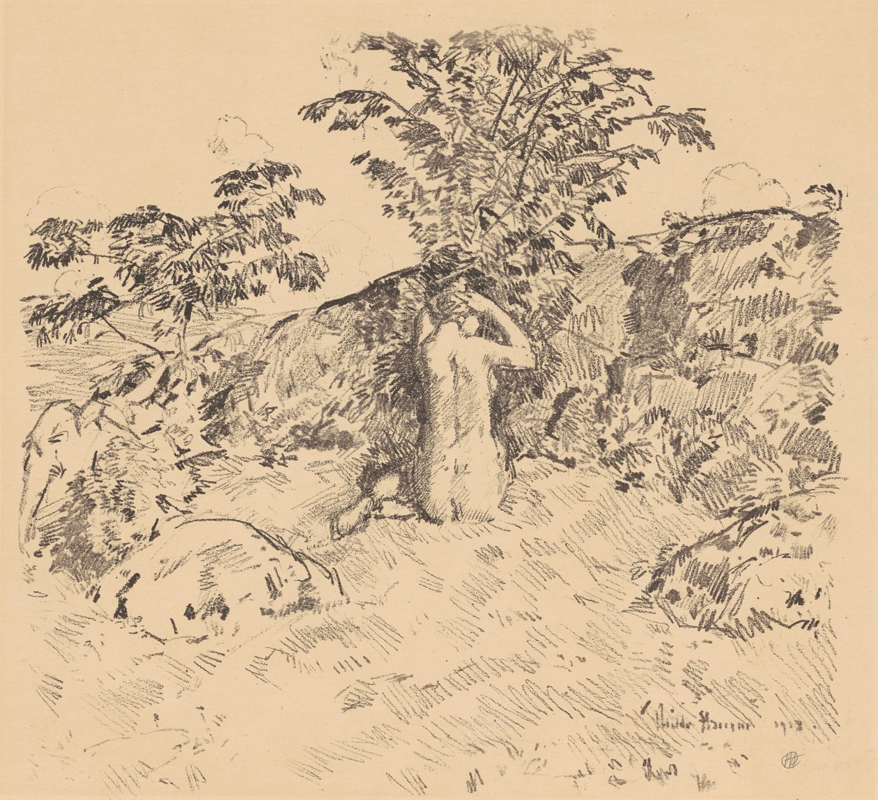 Det vilde kirsebærtræ af Childe Hassam