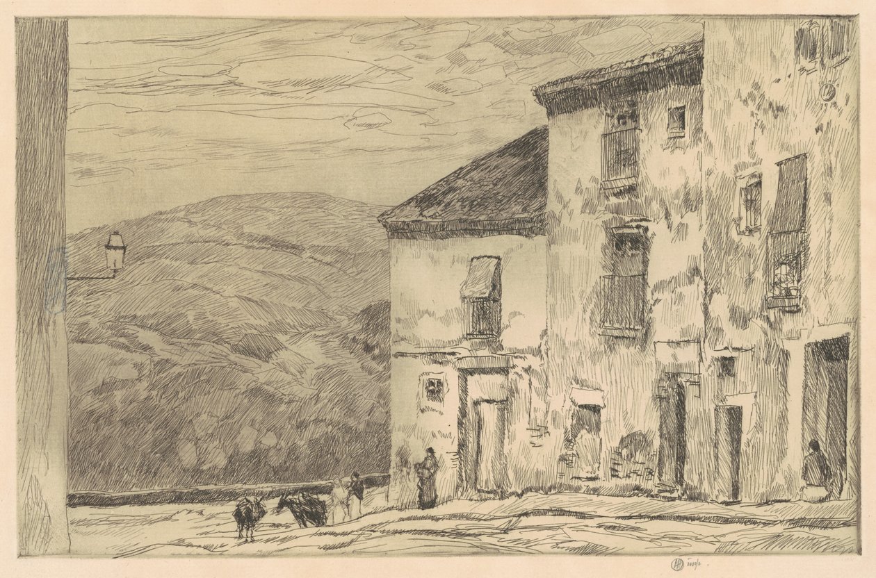 Toledo af Childe Hassam