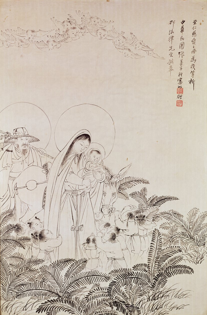 Madonna og barn af Chinese School