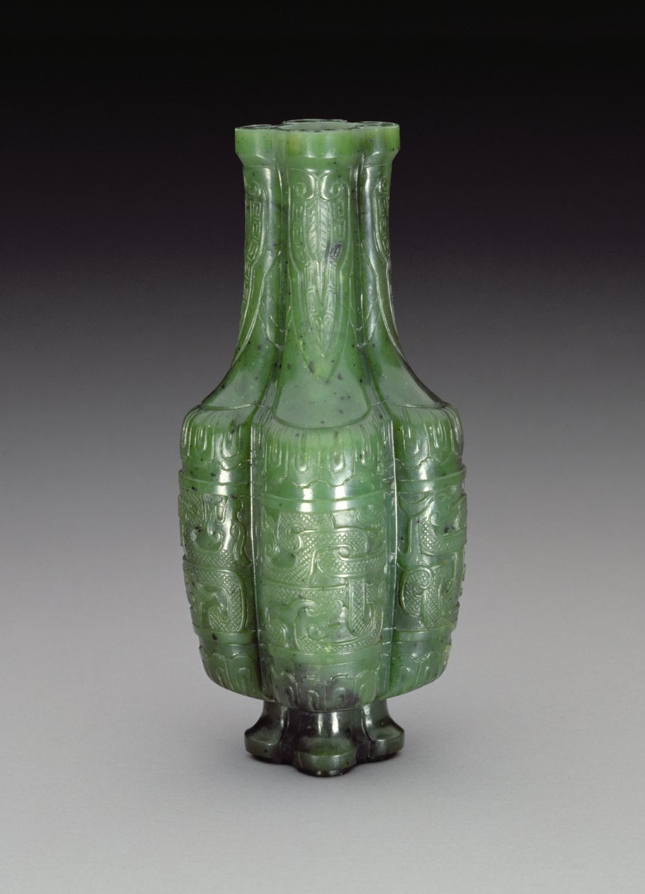 Vase (jade) af Chinese School