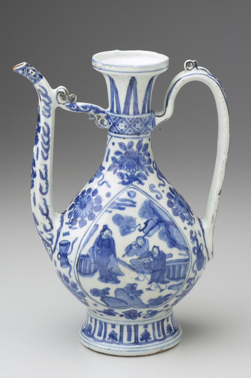 Ewer, Chia-Ching-perioden, Ming-dynastiet (porcelæn) af Chinese School