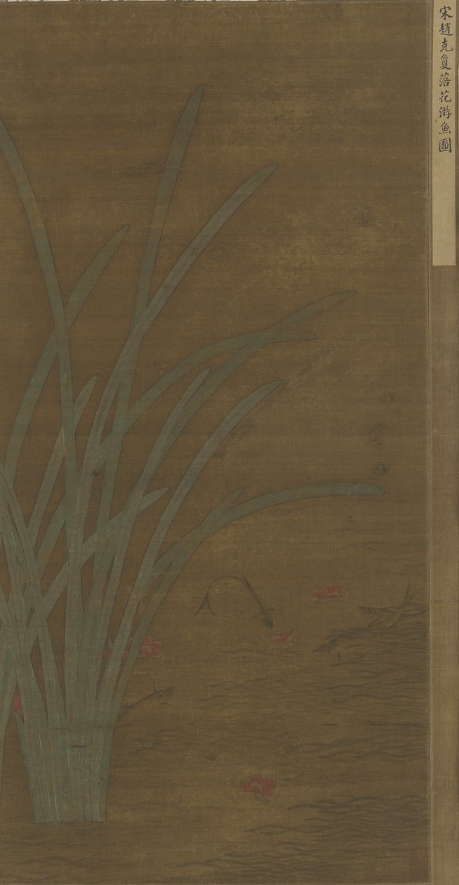Faldne blomster, Legefisk, Ming- eller Qing-dynastiet af Chinese School