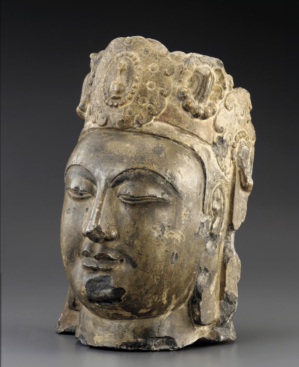 Leder af Bodhisattva Mahasthamaprapta (Ta-shih-chih) divisionsperiode, 550-577 af Chinese School