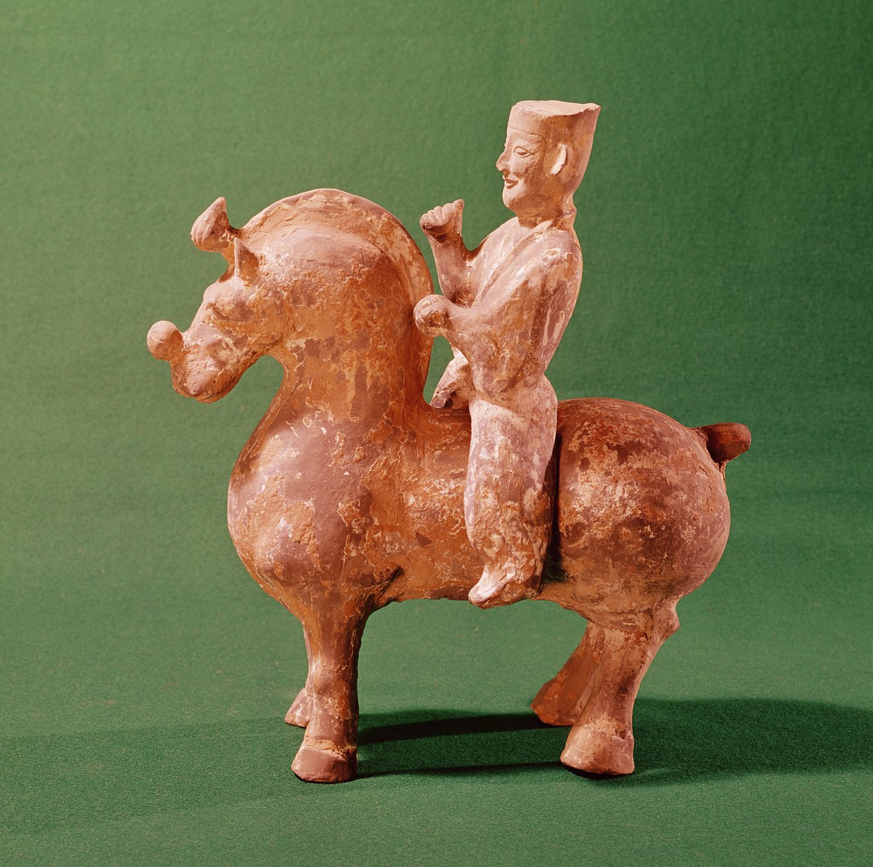 Rytter (terracotta) (se også 195544) af Chinese School
