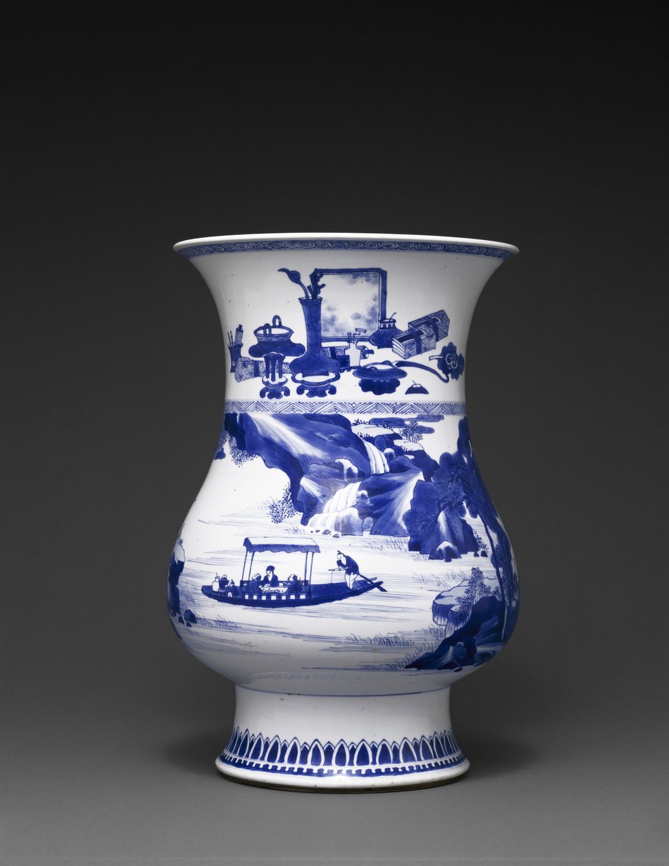 Stor vase, tidligt 1700-tal af Chinese School