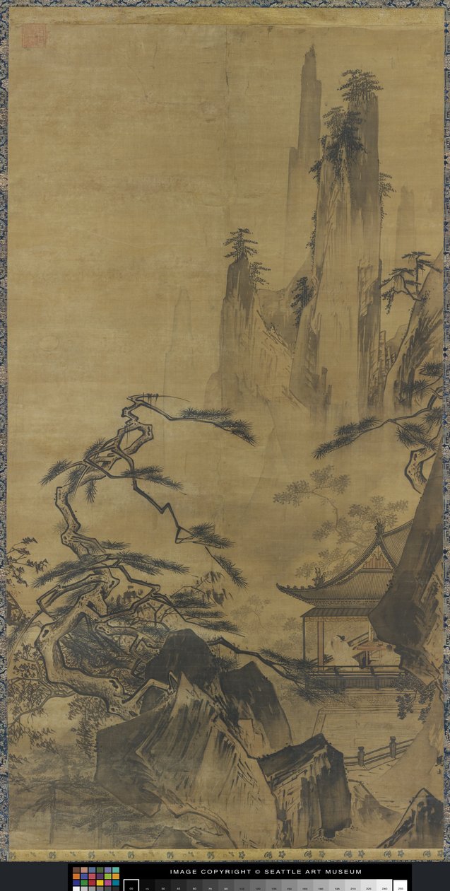 Scholar Gazing at the Moondani af Chinese School