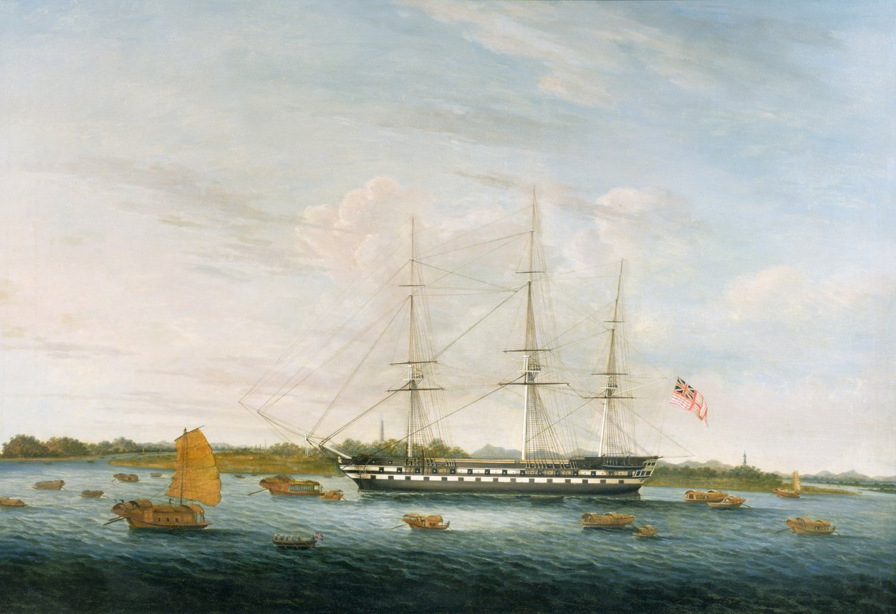 The Honorable East India Companys Jarlen af Balcarras i Canton, 1816 af Chinese School